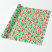 Damesbasketbal Kerstcadeau Cadeaupapier (Uitgerold)