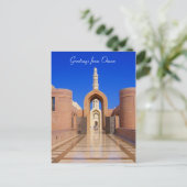 damesbegroeten briefkaart (Staand voorkant)