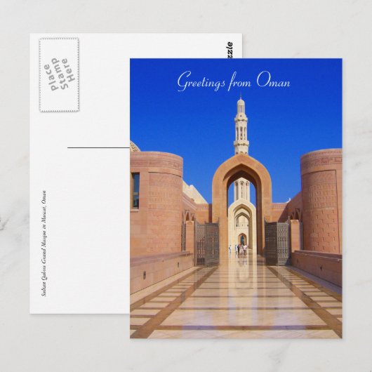 damesbegroeten briefkaart (Voorkant / Achterkant)