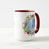 Damesbeker met biddende handen mok (Voorkant rechts)