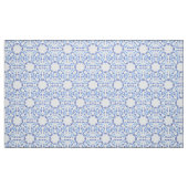 damesblauw patroon stof (Fat Quarter)