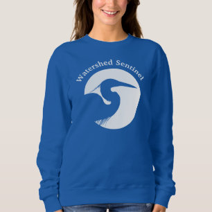Damesblauwe sweatshirt