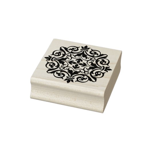 damesbloemen silhouet rubberstempel (Stempel)