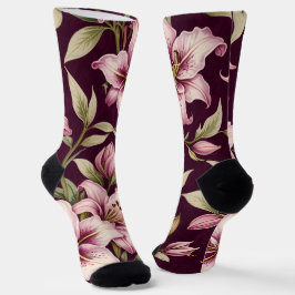 Damesbloemen sokken