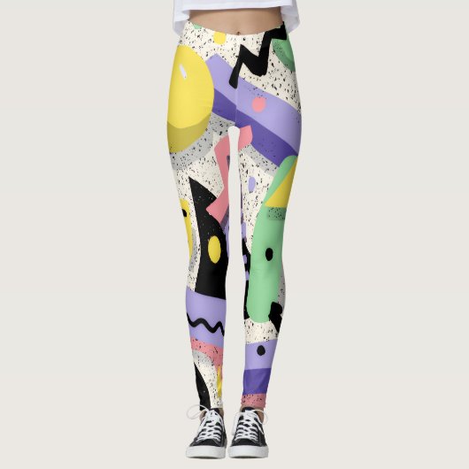 Damesbroeken met all-overprint leggings (Voorkant)