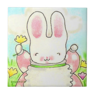 damesbunny tegel tegeltje