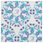 damescirkels patroon.Monogram. Stof (Swatch)
