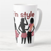 DAMESCOLLECTIE Shopping Queen Latte Mok (Rechterhoek)