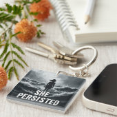 damesdag cadeau sleutelhanger (Voorkant Rechts)