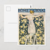 Damesdagblad 1921, cover door Coles Phillips Briefkaart (Voorkant / Achterkant)