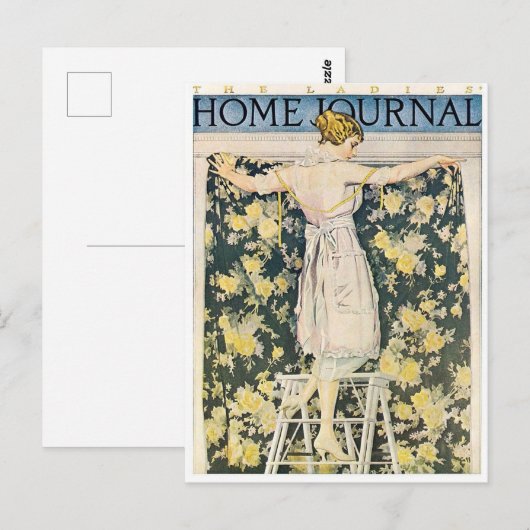 Damesdagblad 1921, cover door Coles Phillips Briefkaart (Voorkant / Achterkant)