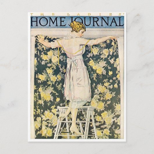 Damesdagblad 1921, cover door Coles Phillips Briefkaart (Voorkant)