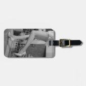 damesdansen bagagelabel (Voorkant horizontaal)