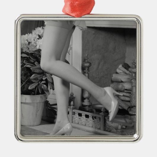 damesdansen metalen ornament (Voorkant)