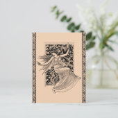 damesdansend Briefkaart (Staand voorkant)