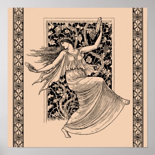  damesdansend Poster (Voorkant)