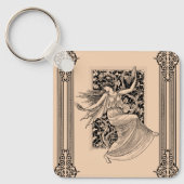  damesdanserende Sleutelhanger (Voorkant)