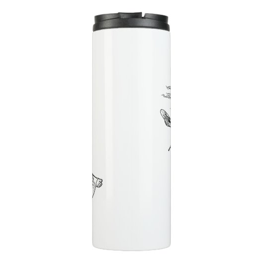  damesdanserende thermische getumbler thermosbeker (Achterkant)