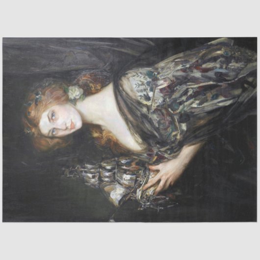 damesdebetpapier voor ontkoppeling van verzending tissuepapier (Voorkant)