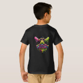 Damesfeestdieren honkbal grappige aap t-shirt (Achterkant volledig)