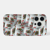 "Damesgambiet: Verspreide paren zakdames" iPhone Hoesje (Achterkant horizontaal)
