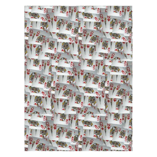 "Damesgambiet: Verspreide paren zakdames" Tafelkleed (Voorkant)