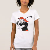 Damesgolf - Golf T-Shirt (Voorkant)