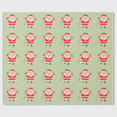 Damesgolf Kerstcadeau Cadeaupapier (Vlak)