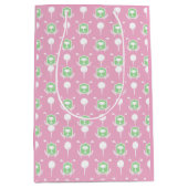 Damesgolfcompetitie cadeautas – Roze & Groen (Voorkant)
