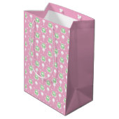 Damesgolfcompetitie cadeautas – Roze & Groen (Achterkant Gekanteld)
