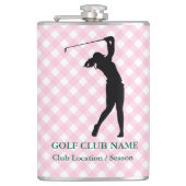 Damesgolfcompetitie-fles Heupfles (Voorkant)