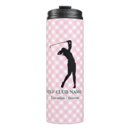 Damesgolfcompetitie-fles Thermosbeker