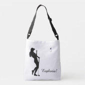Damesgolfer persoonlijk crossbody tas (Achterkant)