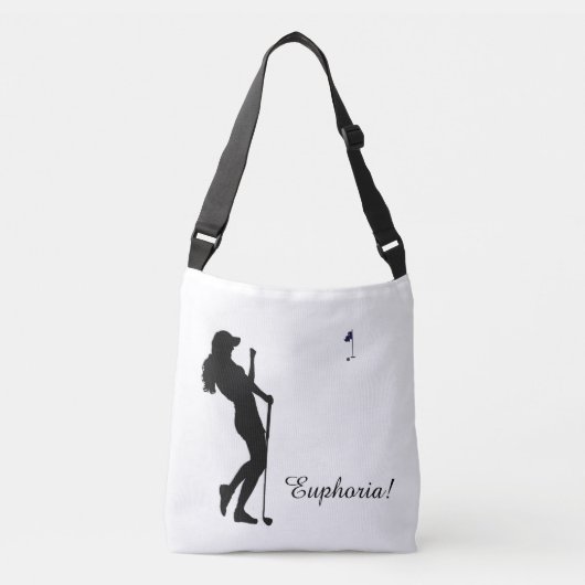 Damesgolfer persoonlijk crossbody tas (Voorkant)