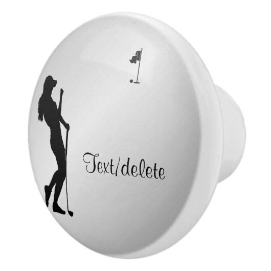 Damesgolfer persoonlijk keramische knop (Rechts)