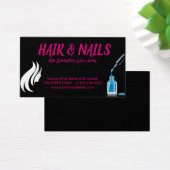 Dameshaar en nagellak visitekaartje (Bureau)