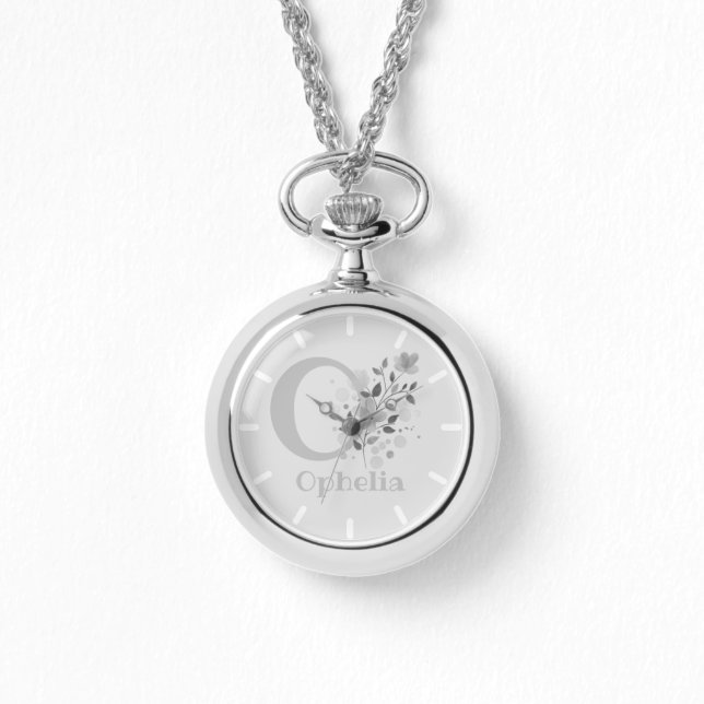 Dameshangklok aan een ketting (Voorkant)