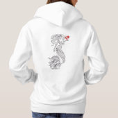 Dameshoodie Hoodie (Achterkant)