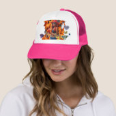 Dameshoofdhoed Trucker Pet (In situ)