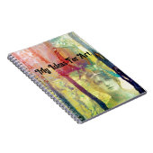  damesinktvlekken op gemengde media notitieboek (Rechterzijde)