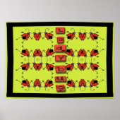 damesinsecten op parade poster (Voorkant)