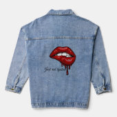 Damesjas denim jacket (Achterkant)