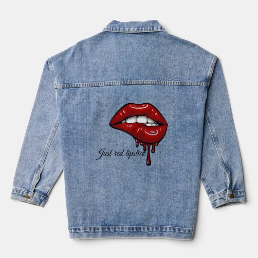 Damesjas  denim jacket (Achterkant)