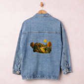 Damesjas met Gouden Lantaarn Dorp A jas Denim Jacket (Hangar)