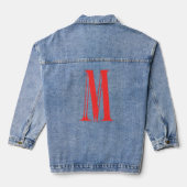 Damesjas van MM Denim Jacket (Achterkant)