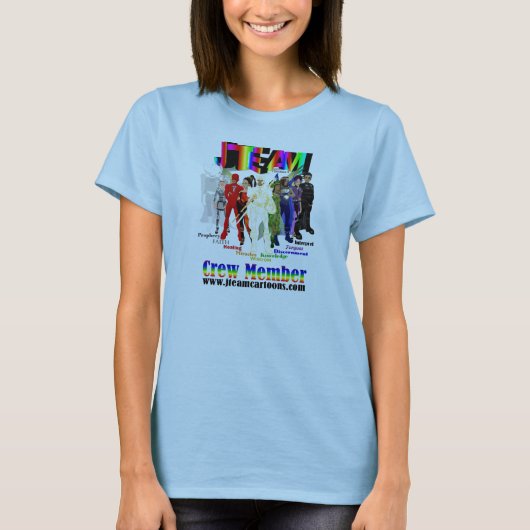 DamesJTeamCrewMemberTeeShirt T-shirt (Voorkant)