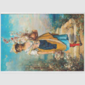 dameskaak Epoque-weefselpapier Tissuepapier (Voorkant)