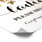 Dameskamer najaar terugval bruiloft poster (Hoek)