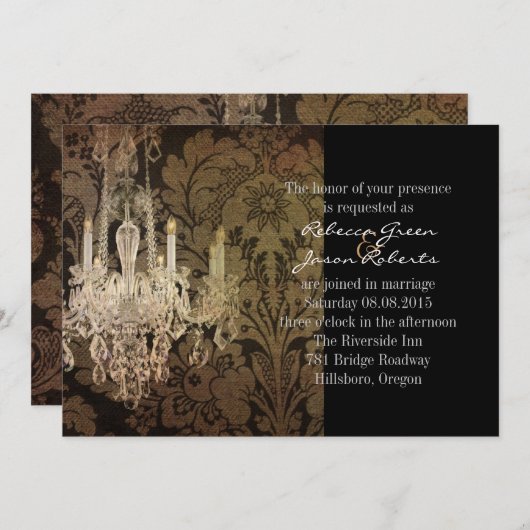 dameskandelaarster kaart (Voorkant / Achterkant)