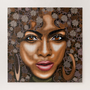 dameskapper Jigzaag Puzzle Painting Legpuzzel